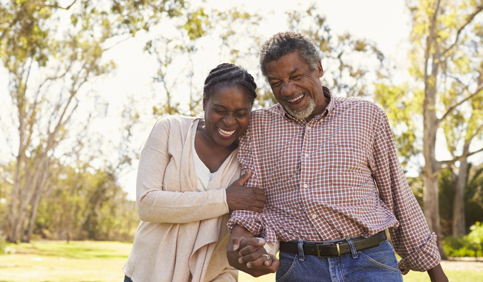 Couple enjoying their Horizon home